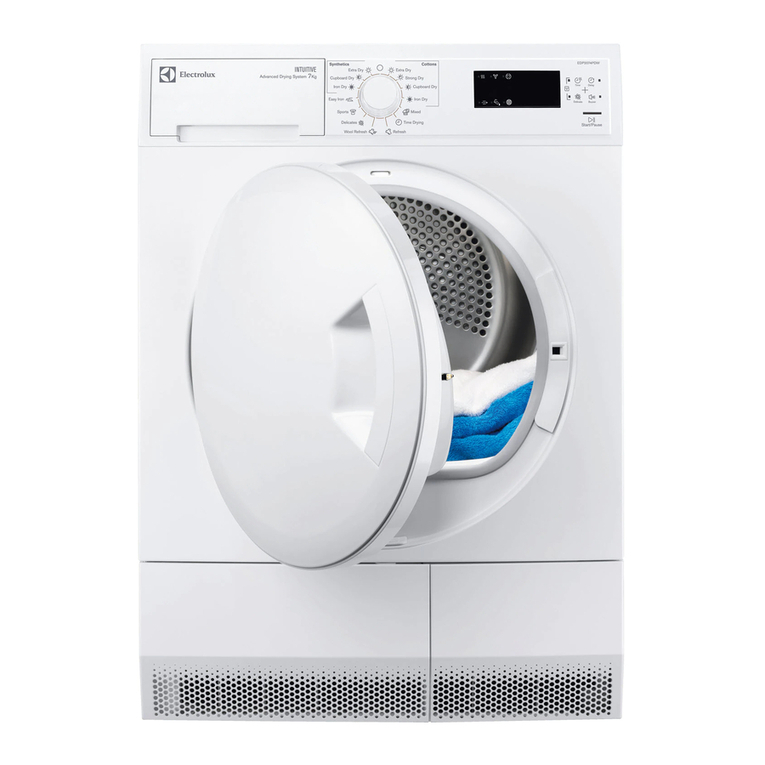 Electrolux EDP2074PDW User manual Electrolux EDP2074PDW User manual
