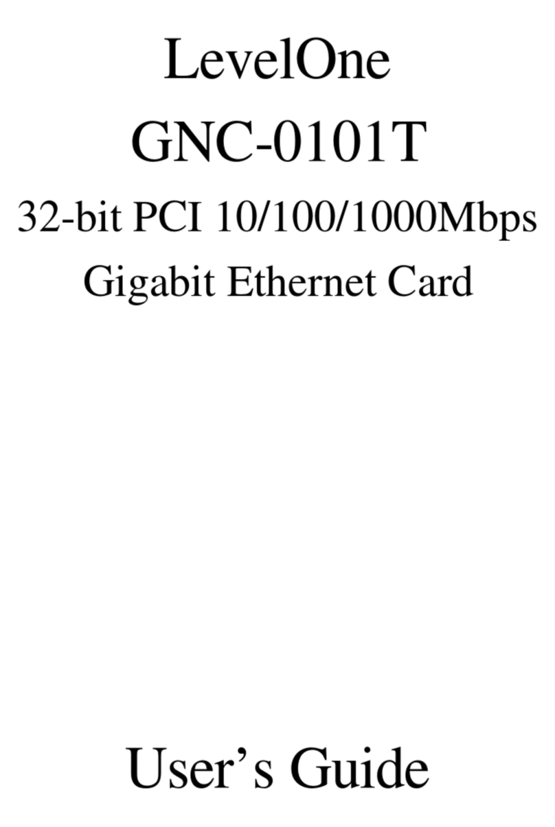 LevelOne GNC-0101T User manual