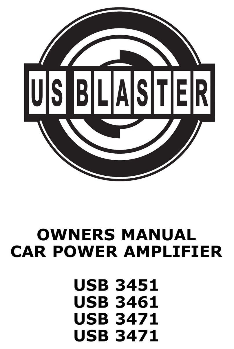 US Blaster USB 3461 owner's manual