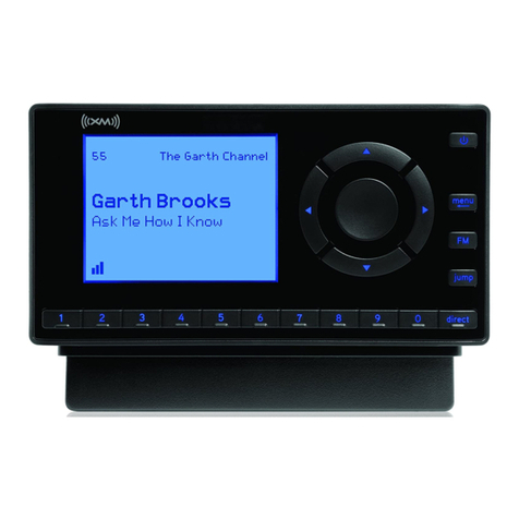 Sirius XM RAdio Onyx user guide