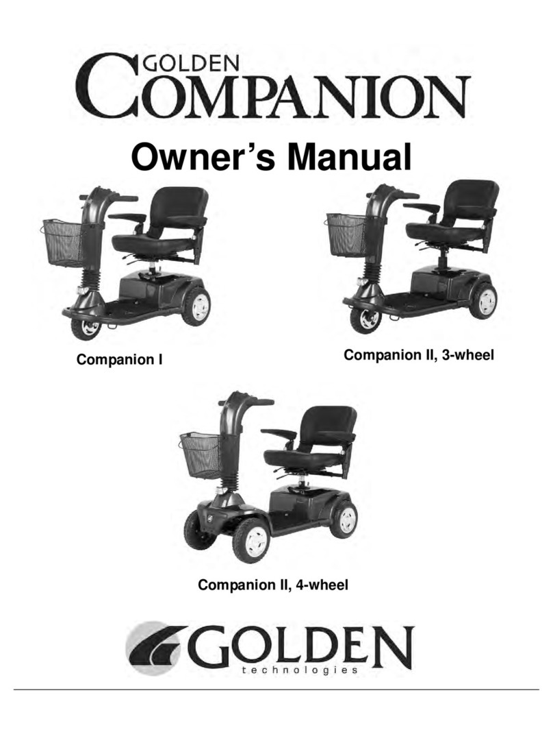 Golden Technologies Companion I User manual Golden Technologies Companion I User manual