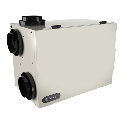 Fantech VHR 704 Operation manual