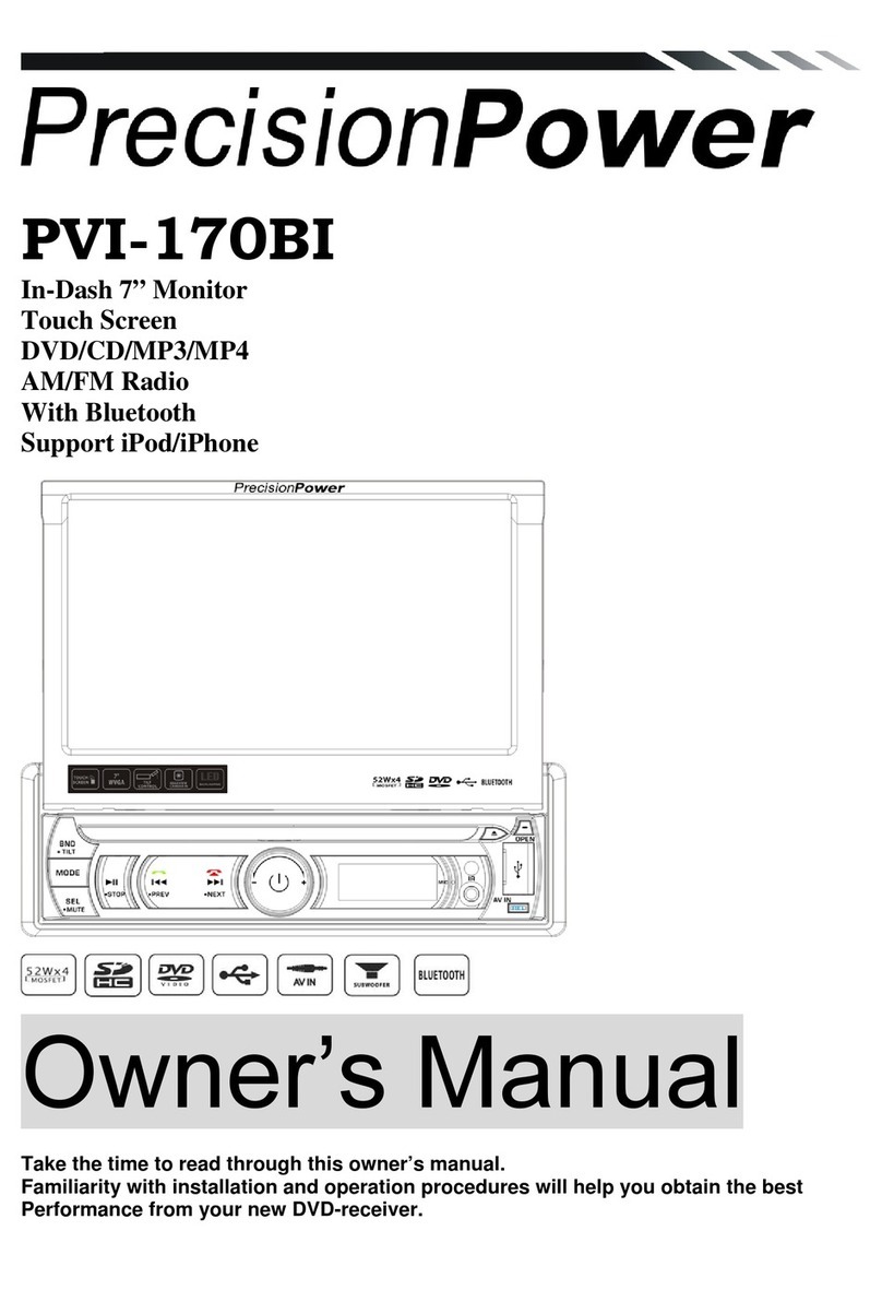 Precision Power PVI-170BI owner's manual