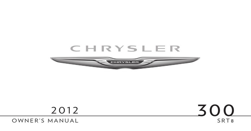 Chrysler SRT8 2012 User manual