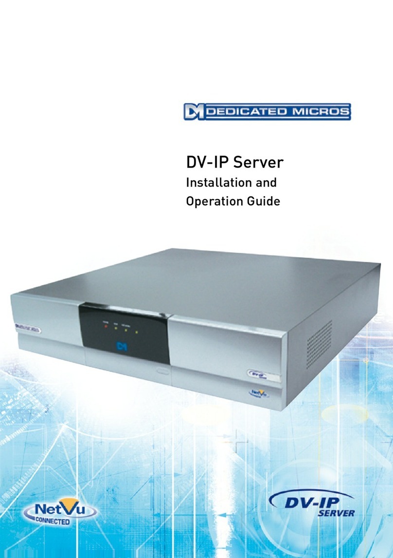 Dedicated Micros DV-IP Installation and operation guide