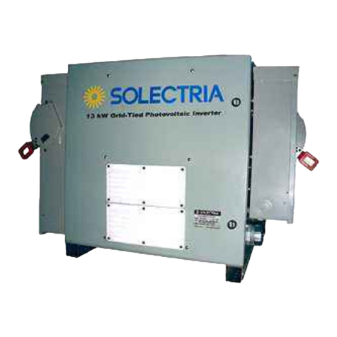 Solectria Renewables PVI 13KW Installation and operation manual