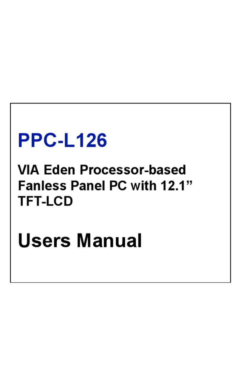 Advantech PPC-L126 User manual
