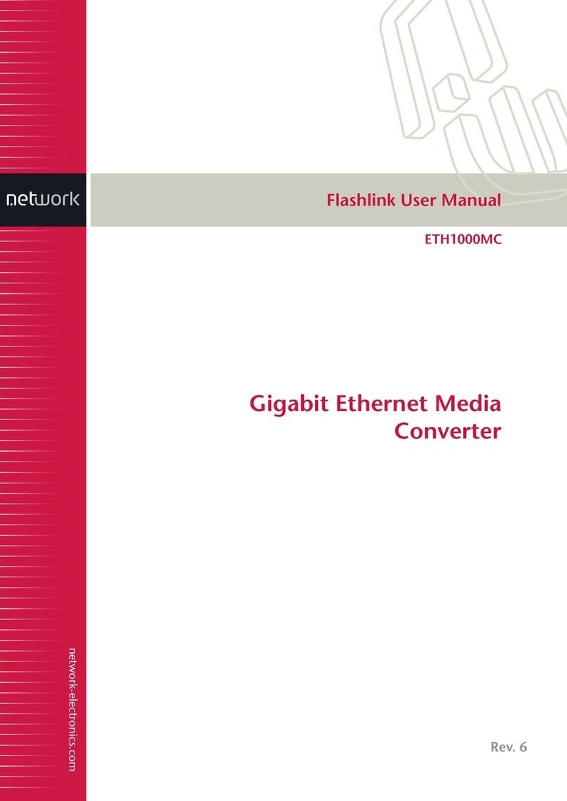 Network Electronics Flashlink ETH1000MC User manual Network Electronics Flashlink ETH1000MC User manual