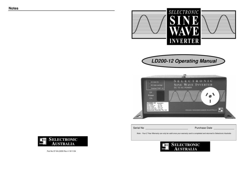 Selectronic LD200-12 operating manual