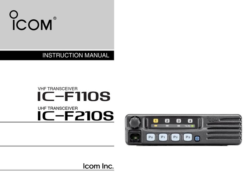 Icom iF110S instruction manual