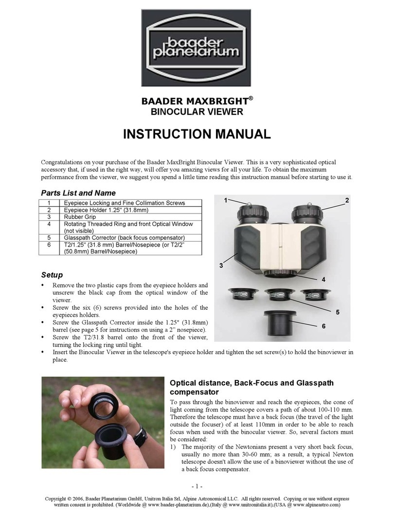 Baader Planetarium MAXBRIGHT instruction manual Baader Planetarium MAXBRIGHT instruction manual