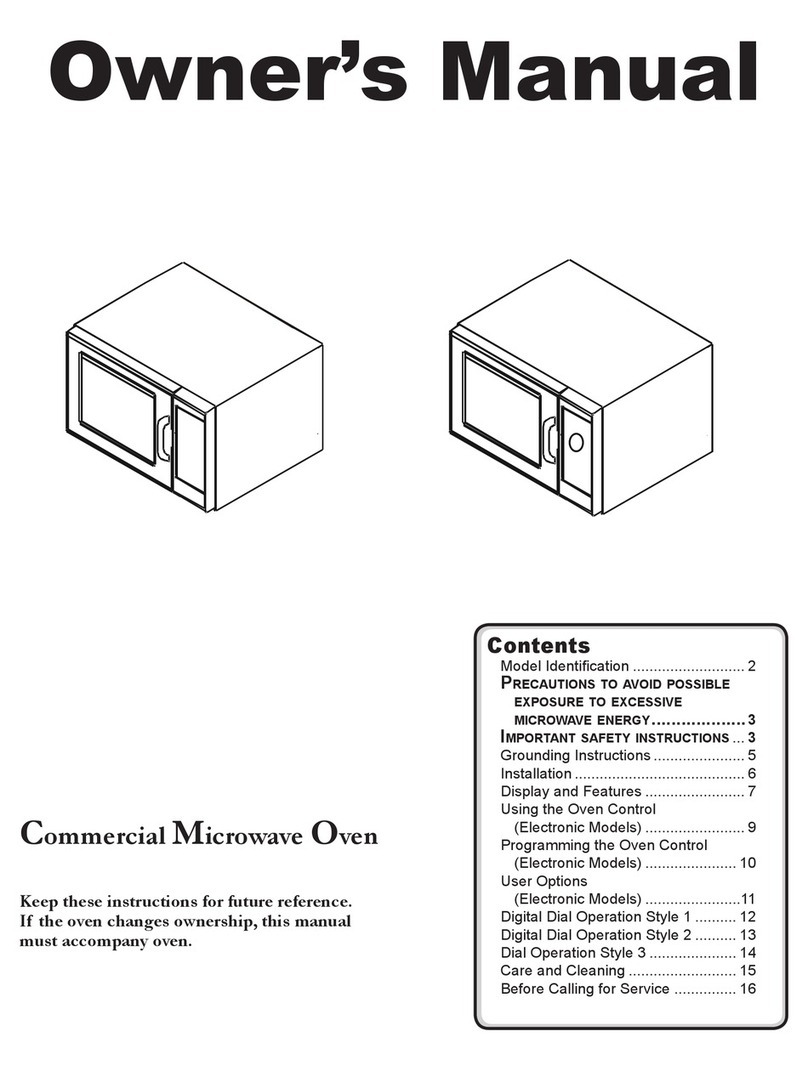 ACP Microwave Oven owner's manual