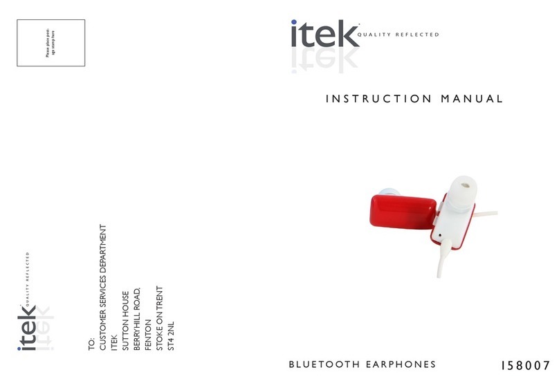 Itek I58007 instruction manual