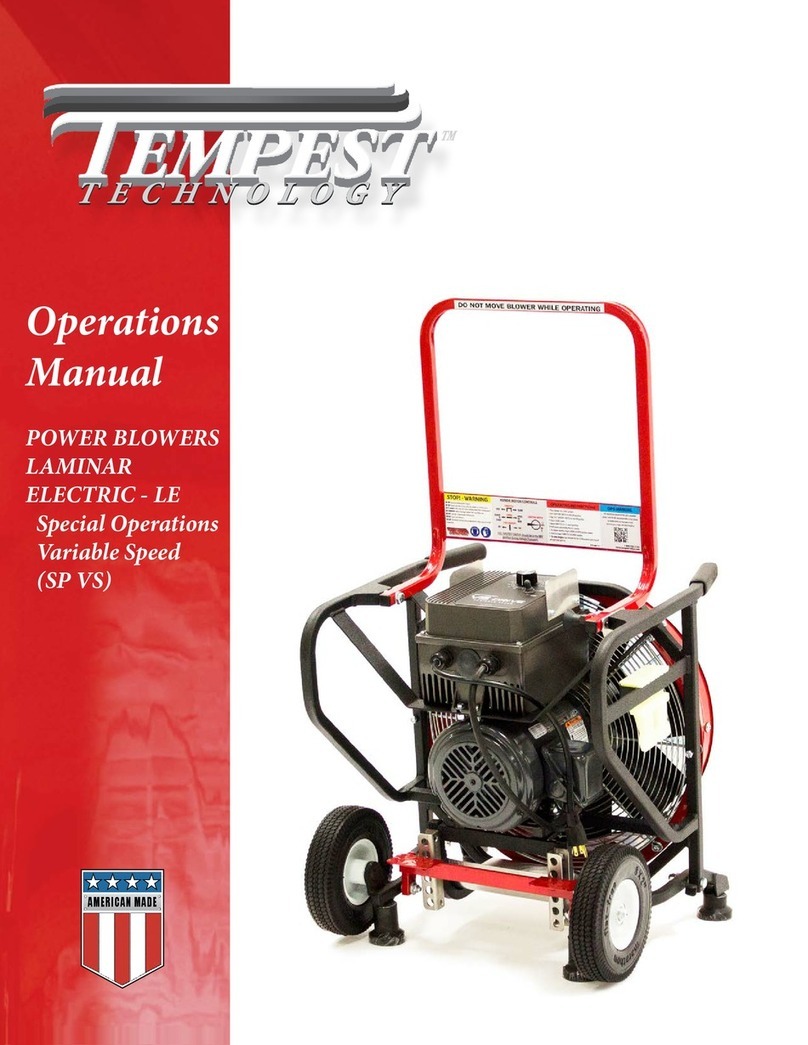Tempest LAMINAR ELECTRIC - LE User manual