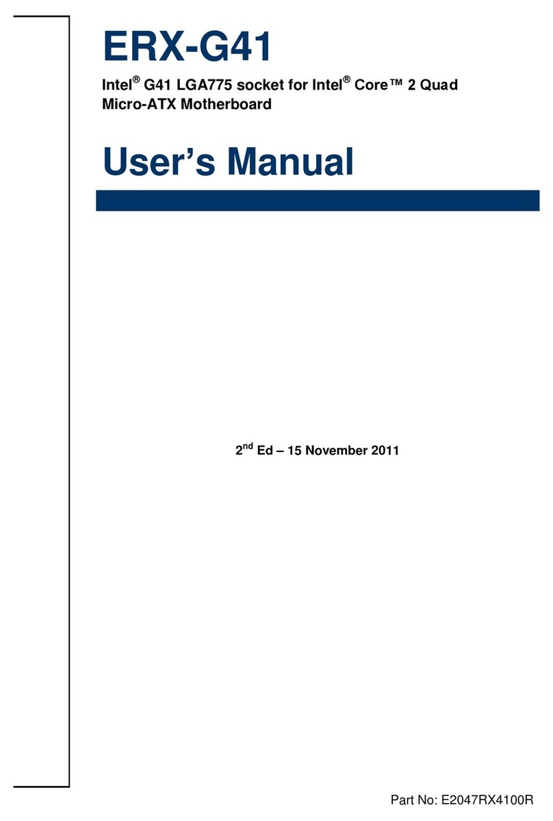 Avalue Technology ERX-G41 User manual