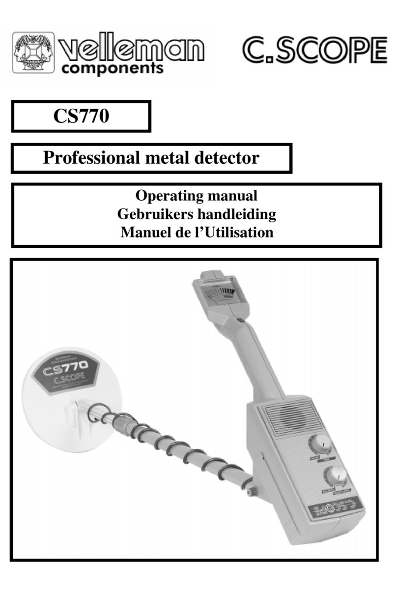 Velleman C.Scope CS770 User manual