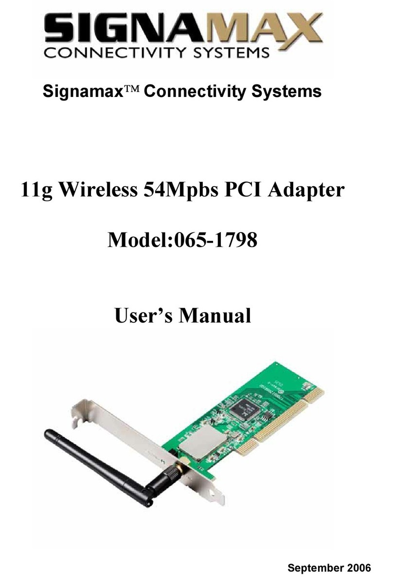 SignaMax 065-1798 User manual