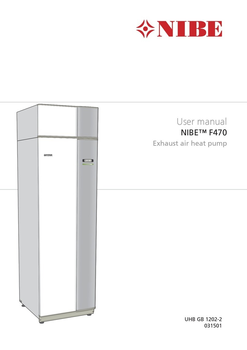 Nibe F470 User manual Nibe F470 User manual