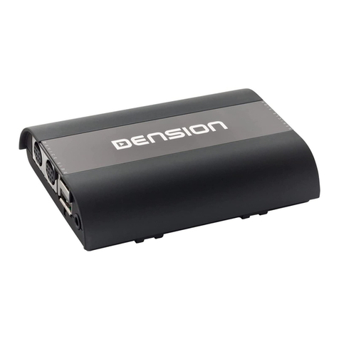Dension 500S BT User manual