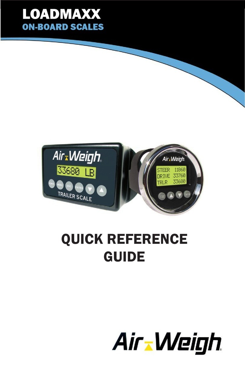 Air Weigh LOADMAXX Quick reference guide