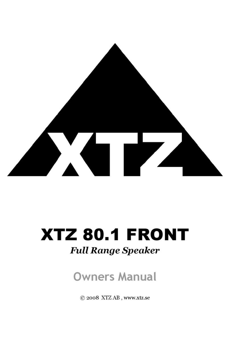 XTZ 80.1 FRONT User manual