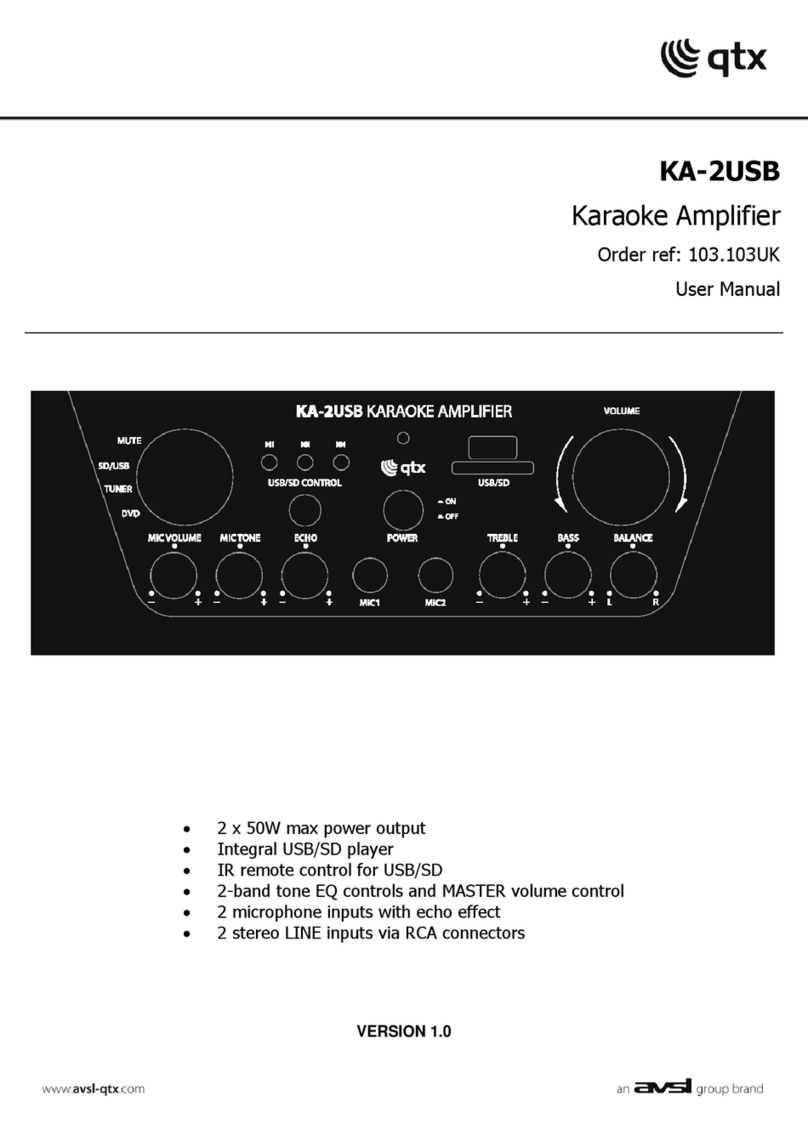 Qtx KA-2USB User manual