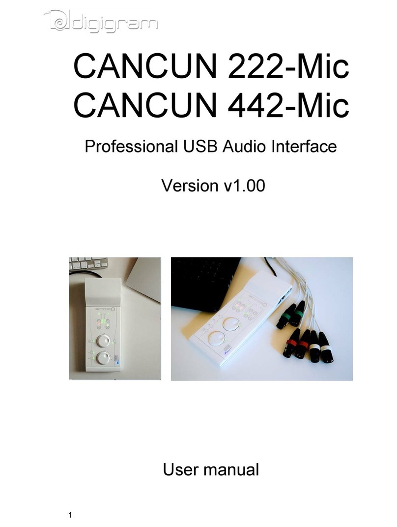 Digigram CANCUN 222-Mic user manual