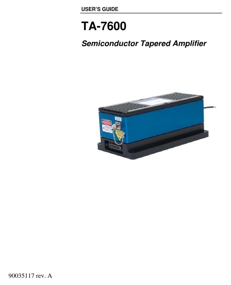 New Focus TA-7600 Series user guide