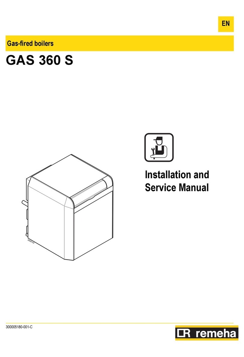 REMEHA GAS 360 S Manual