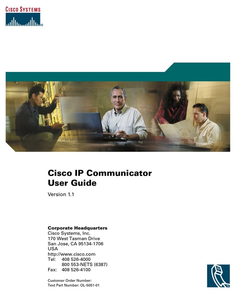 Cisco IP Communicator User manual Cisco IP Communicator User manual