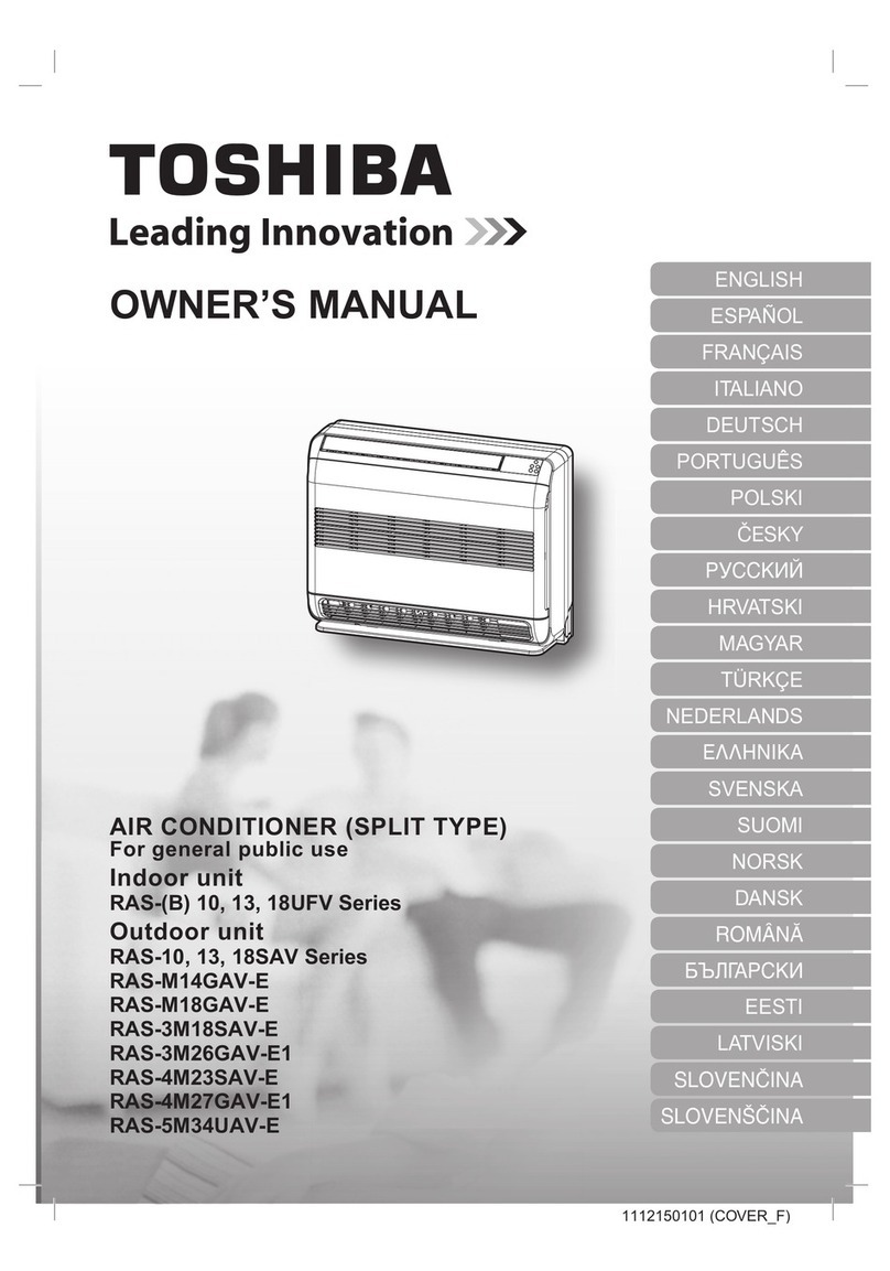 Toshiba RAS-10 series User manual
