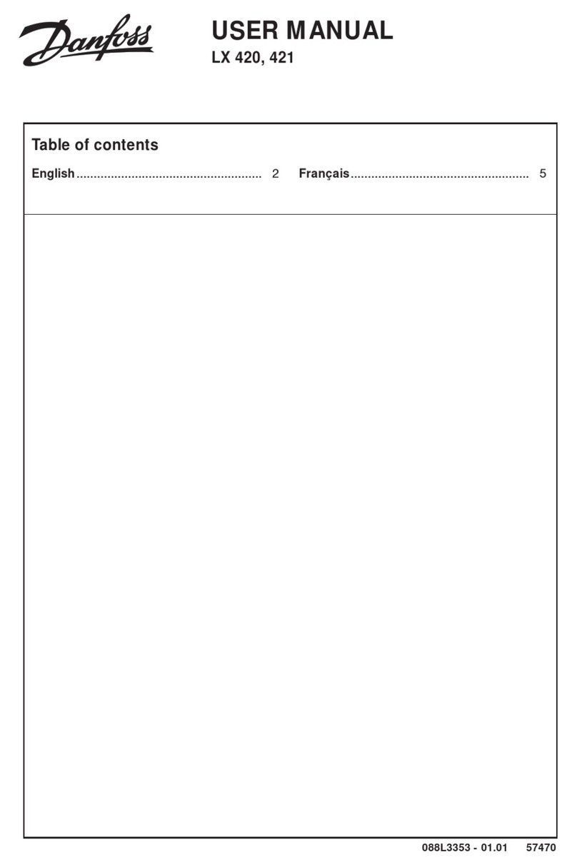 Danfoss LX 420 User manual