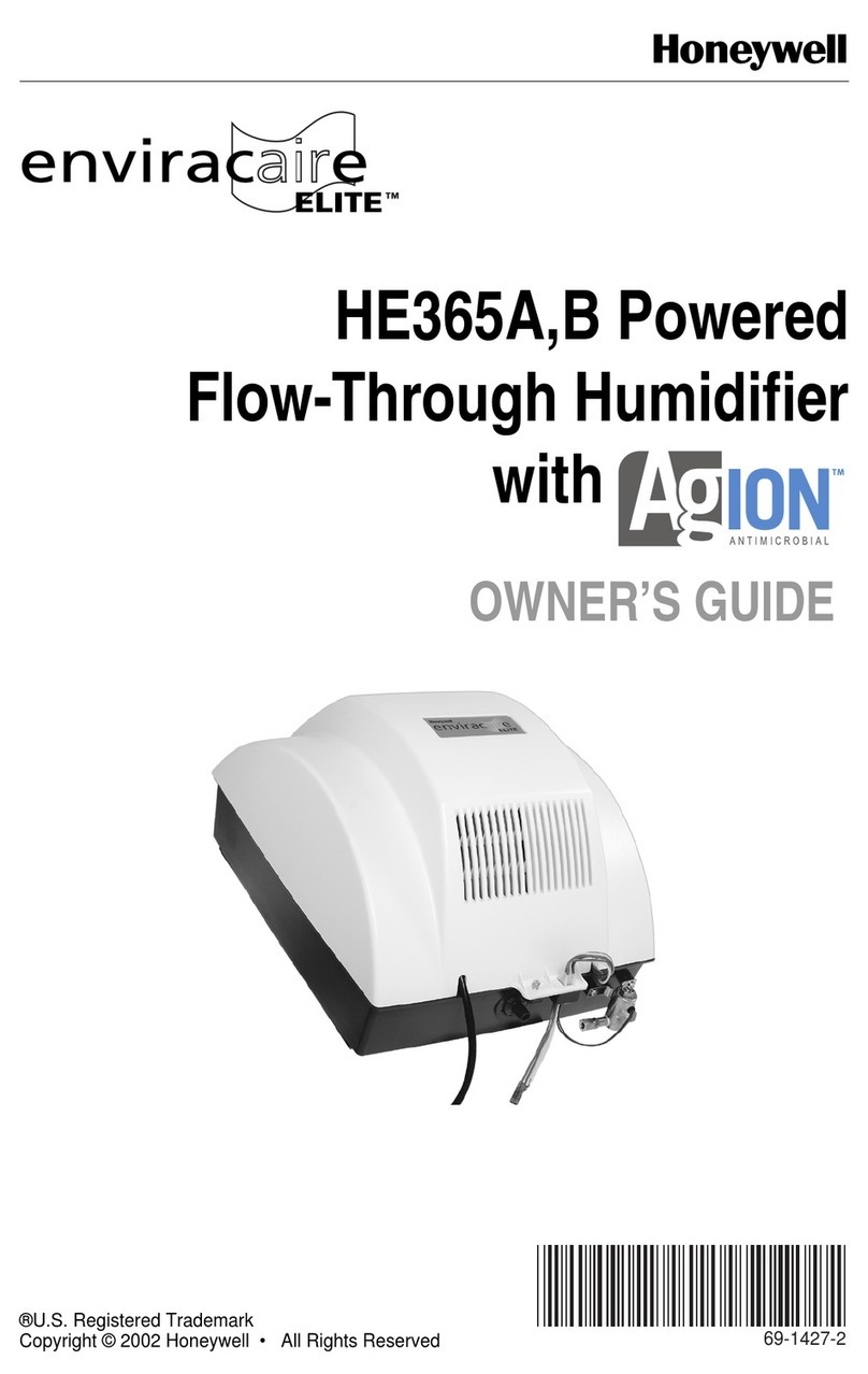 Honeywell Enviracaire Elite HE365A owner's guide Honeywell Enviracaire Elite HE365A owner's guide