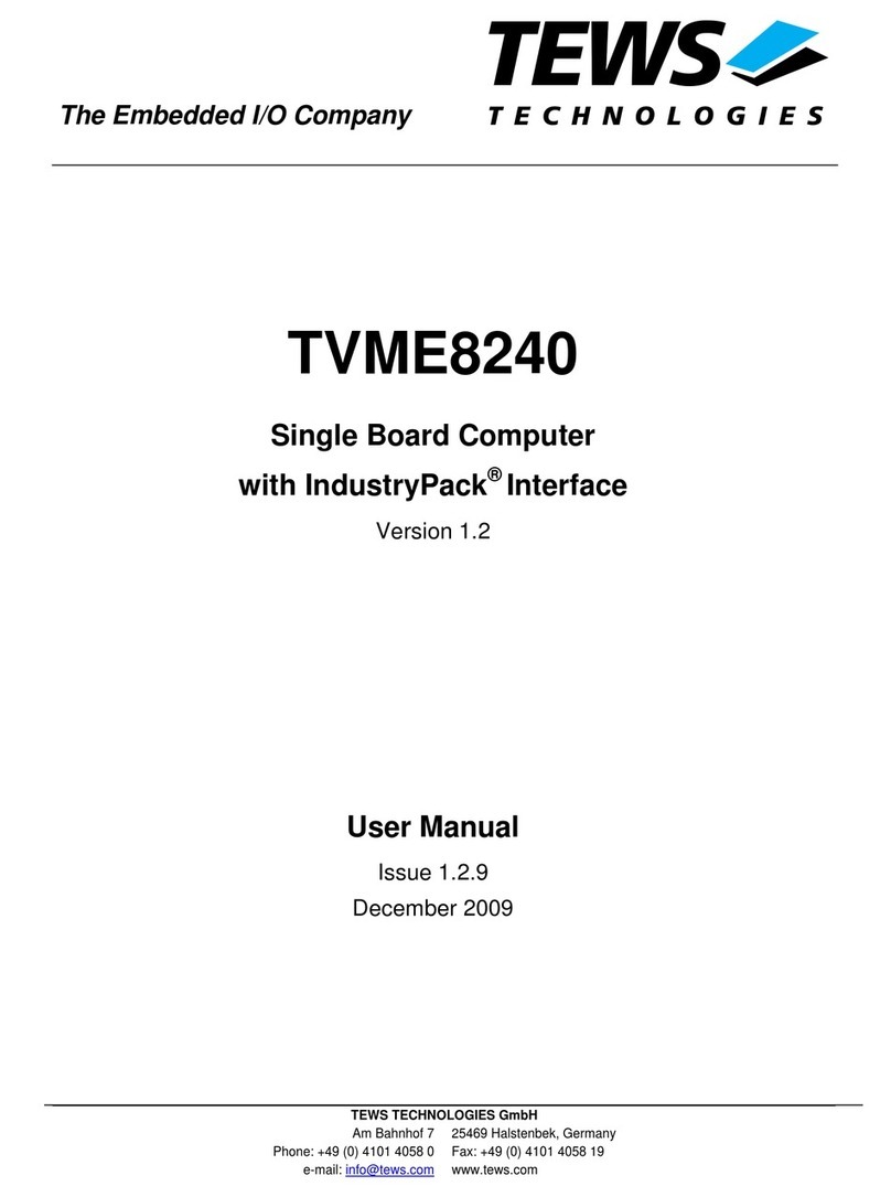 Tews Technologies TVME8240 user manual