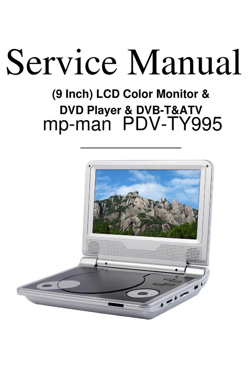 MP-Man PDV-TY995 User manual