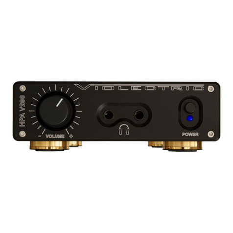 Violectric HPA V 100 user manual