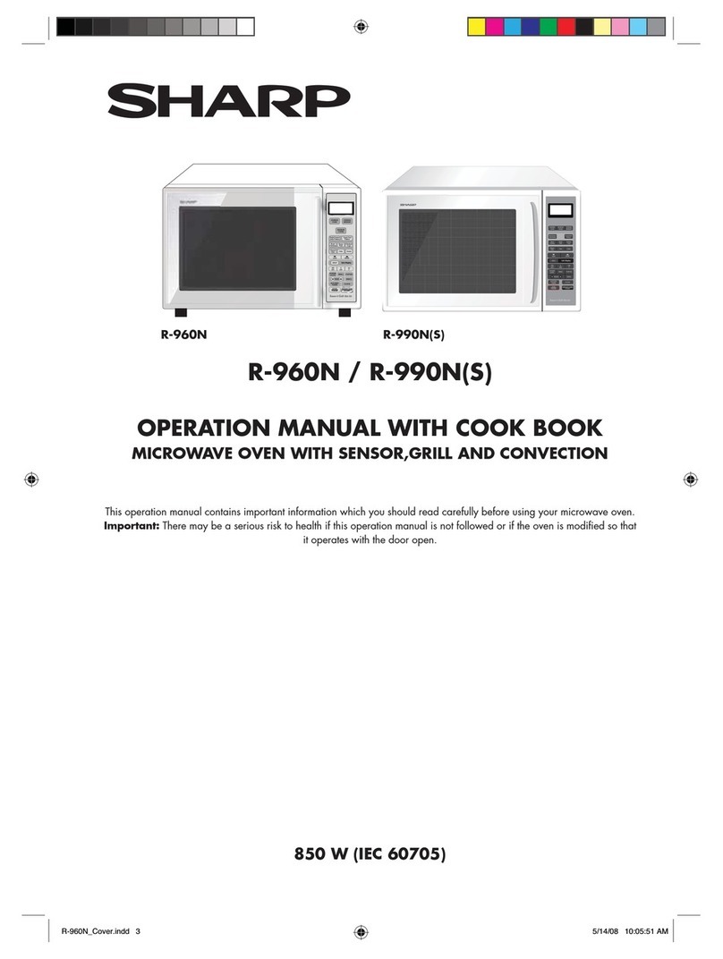 Sharp R-960N User manual