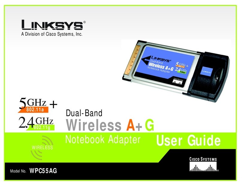 Linksys WPC55AG User manual