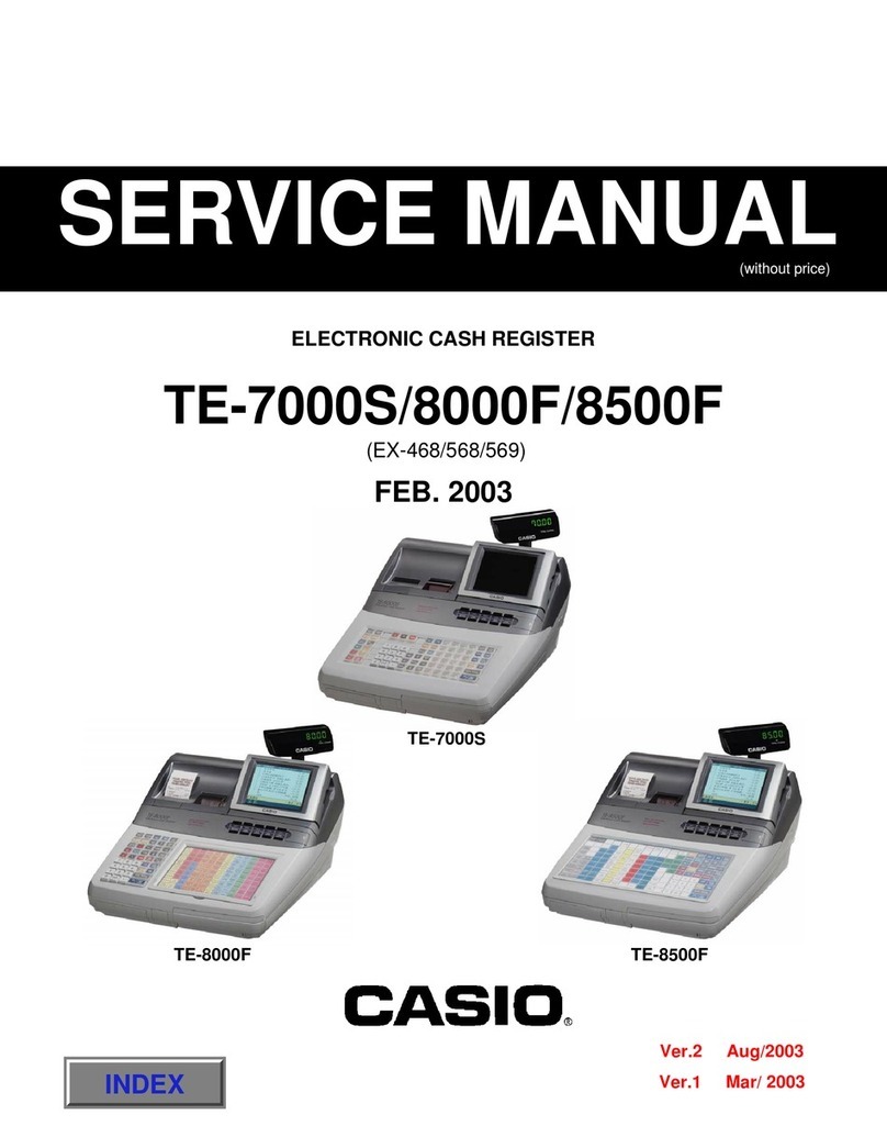 Casio TE-7000S User manual Casio TE-7000S User manual