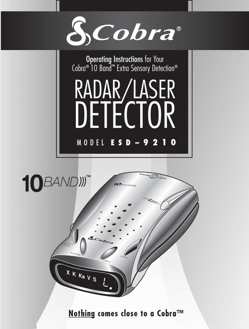 Cobra ESD- 9210 User manual