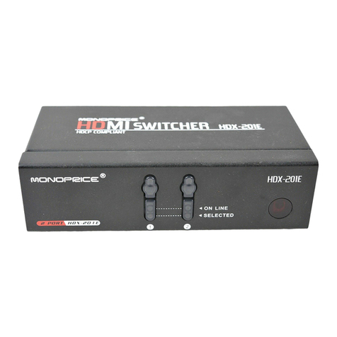 Monoprice HDX-201E user manual
