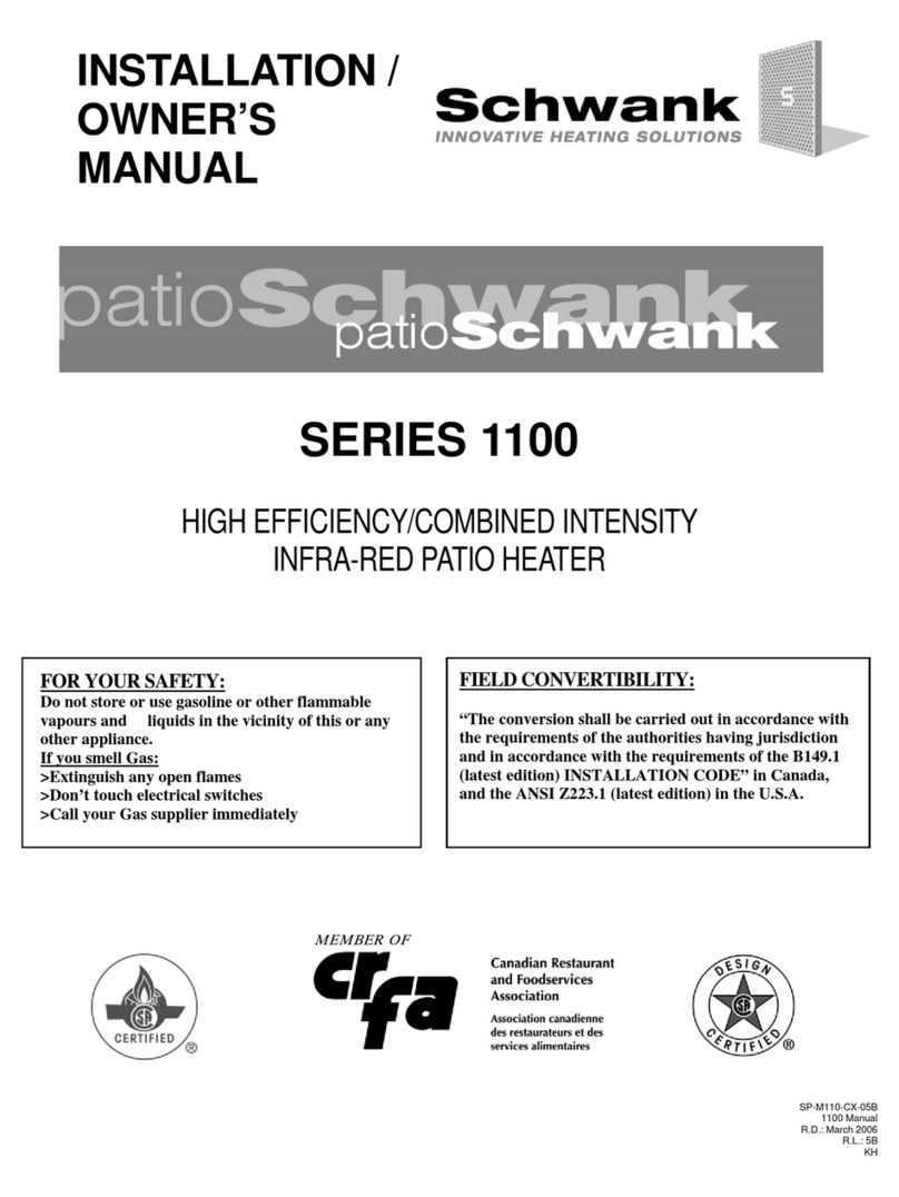 Schwank 1110 Operating instructions
