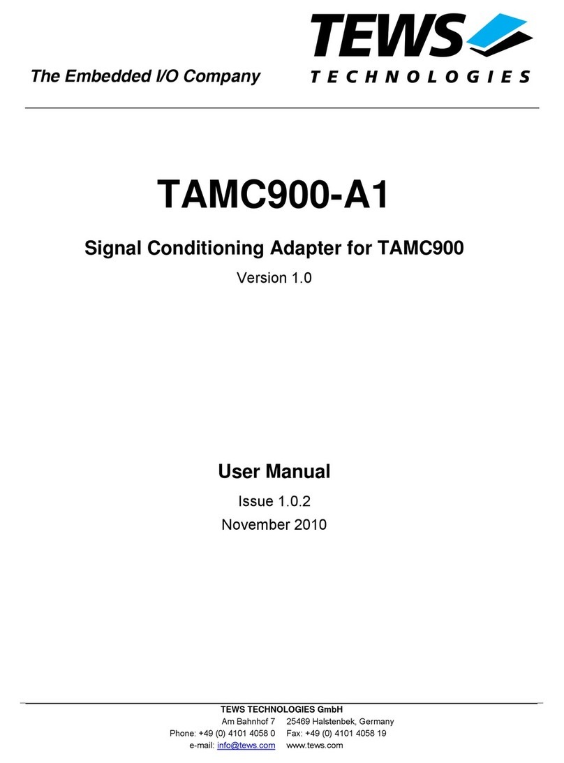 Tews Technologies TAMC900-A1 user manual
