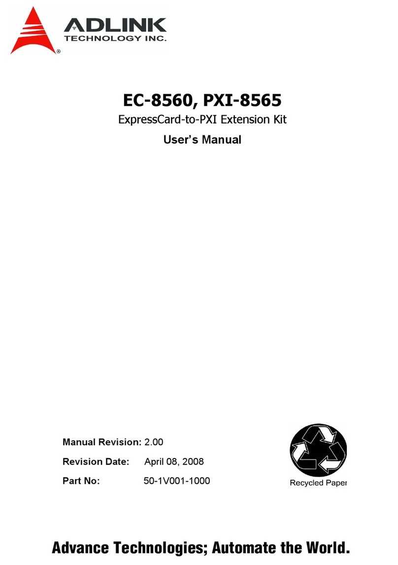 ADLINK Technology EC-8560 User manual