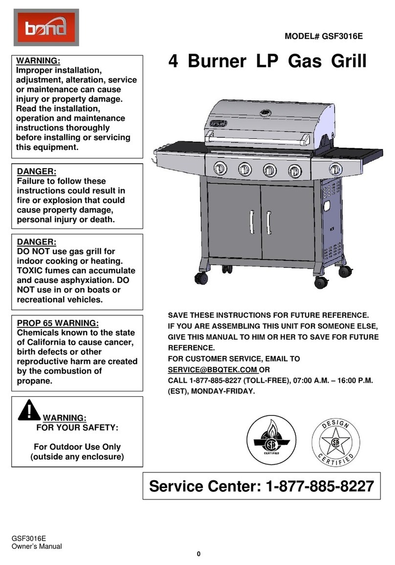 Bond GSF3016 User manual