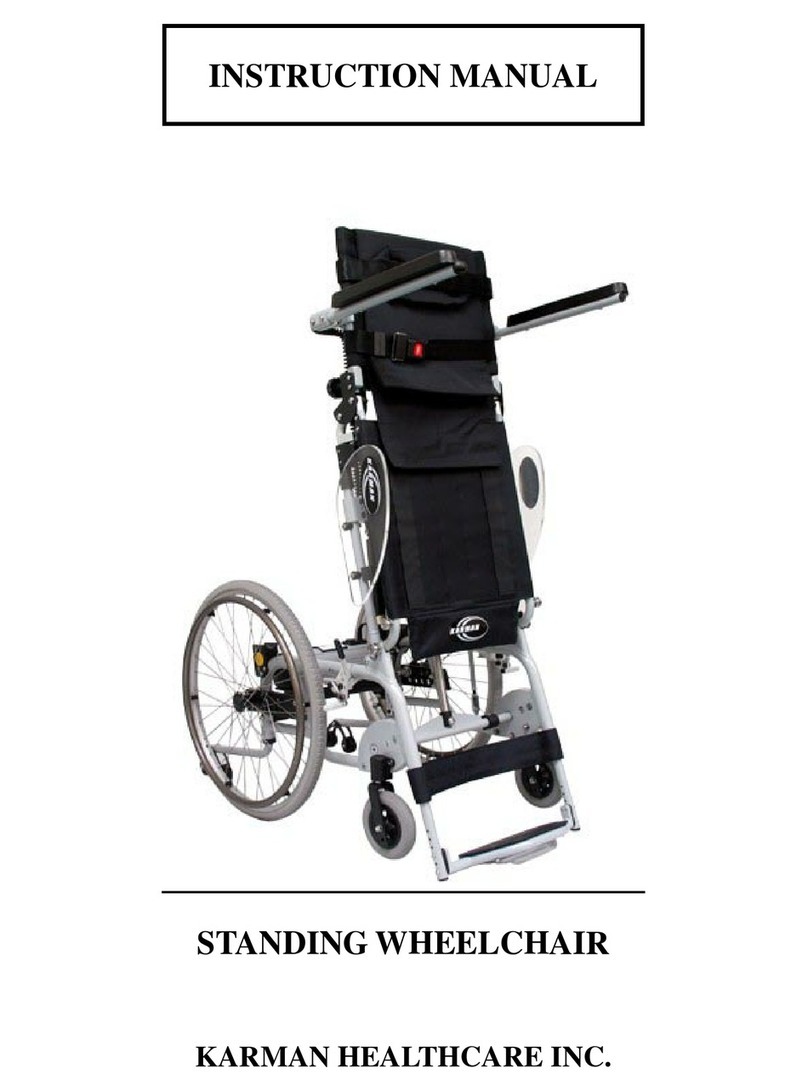 Karman Healthcare Standing Wheelchair User manual Karman Healthcare Standing Wheelchair User manual