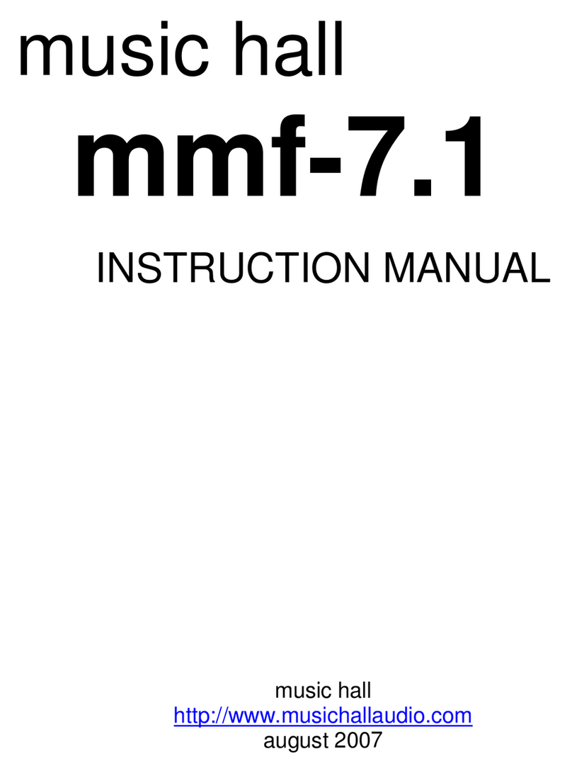 MUSIC HALL mmf-7.1 instruction manual