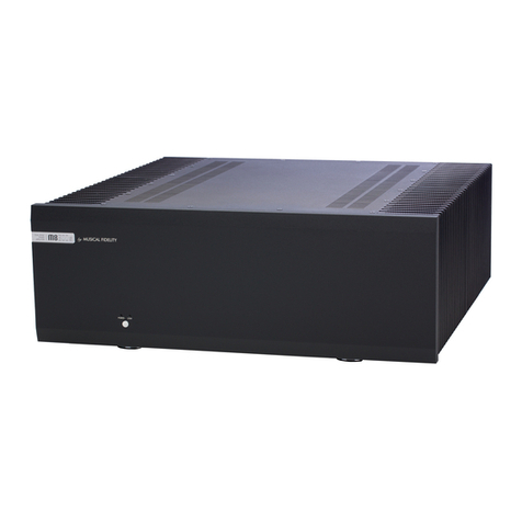 Musical Fidelity M8 500S User manual