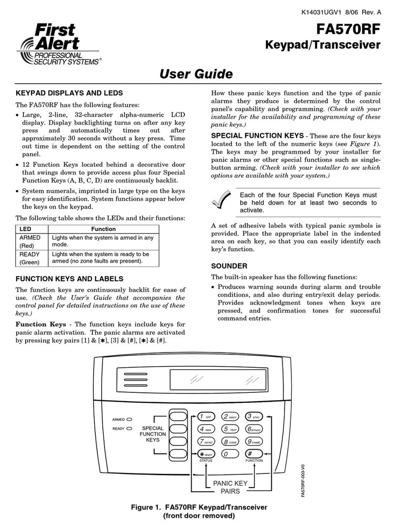 First Alert FA570RF User manual