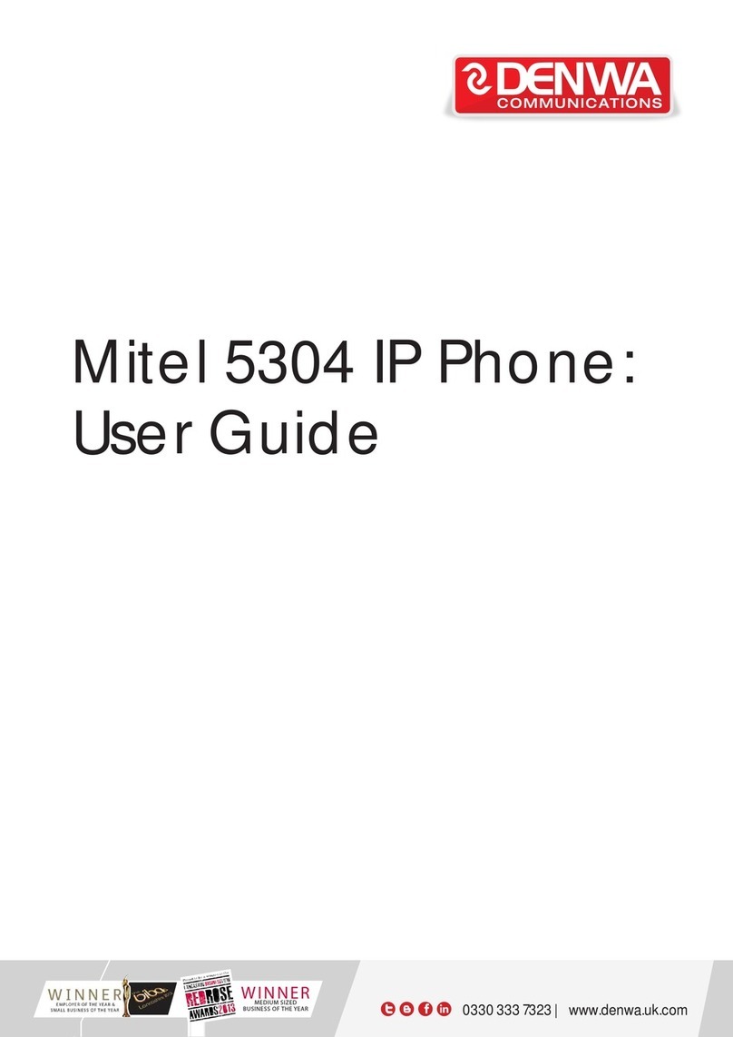 Denwa Communications Mitel 5304 user guide